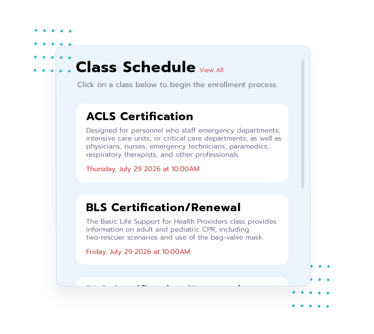Enrollware Class Registration and Management Software