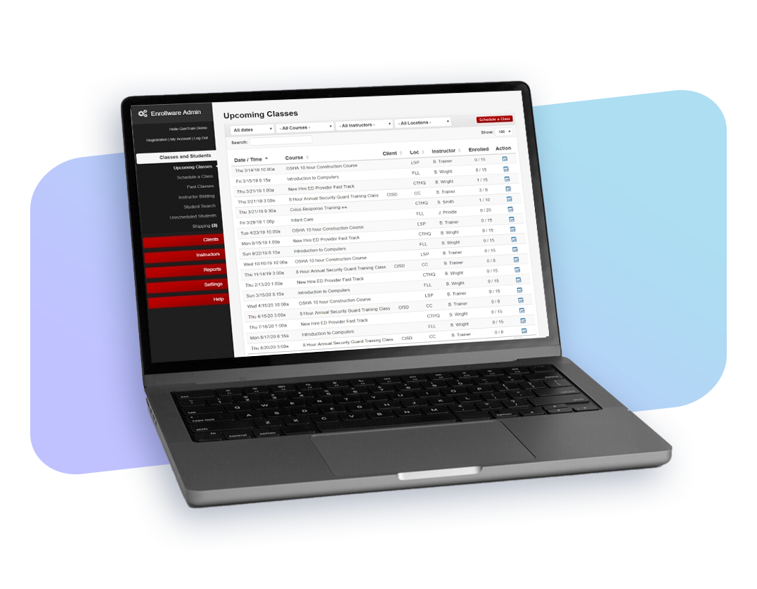 AHA / ARC CPR Class and Scheduling Software
